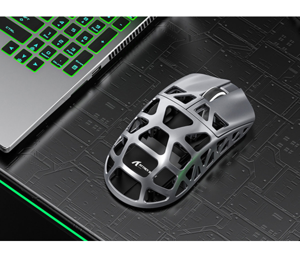 Attack Shark R3 Magnesium Alloy 8kHz/26kDPI PAW3395 srebrna - 1545126 - zdjęcie 3